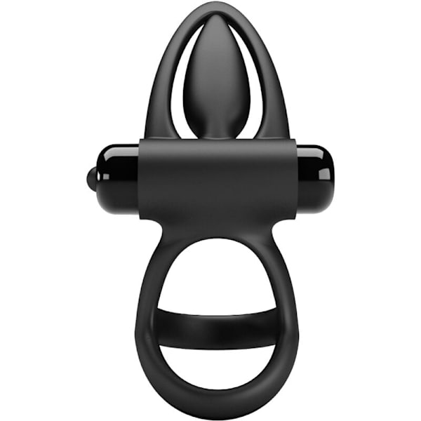Pretty Love - Vibrerende Ring 10 Vibrationer Sort Silikone