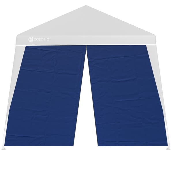 Pavillon sidepaneler, 2-pak, blå, 3x3m, lynlås