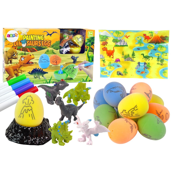 DIY Dino Egg Painting Kit: Slip kreativiteten løs med sjov!