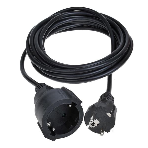 Schuko forlængerkabel 5M 3x1,0mm²