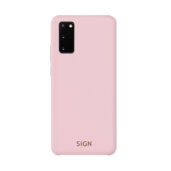 SiGN Liquid Silikonfodral till Samsung Galaxy S20 FE - Rosa