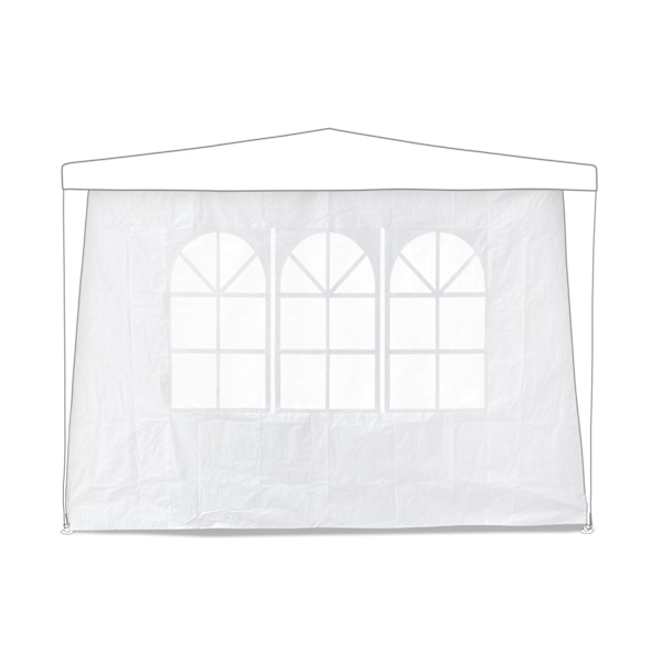 Paviljong sidodelar set om 2