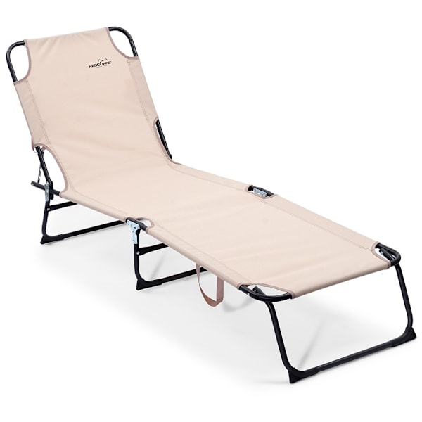Sammenklappelig haveseng beige