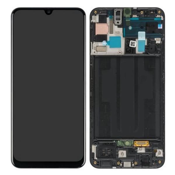 Samsung Galaxy A50 Skærm - Sort