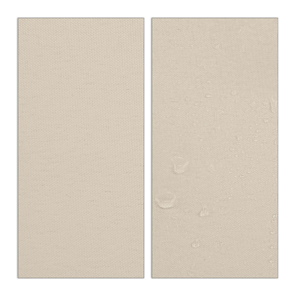 Solsejl rektangulært beige