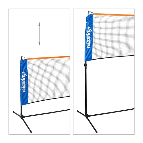 Badmintonnet med justerbar højde