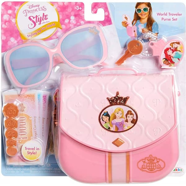 Disney Princess -kukkarosarja matkatarvikkeilla lapsille