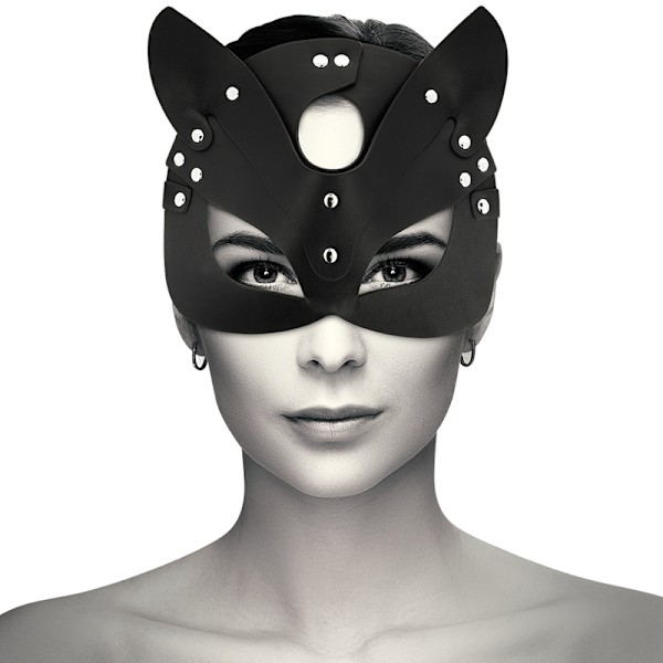 Coquette Chic Desire - Vegansk lädermask med kaninöron