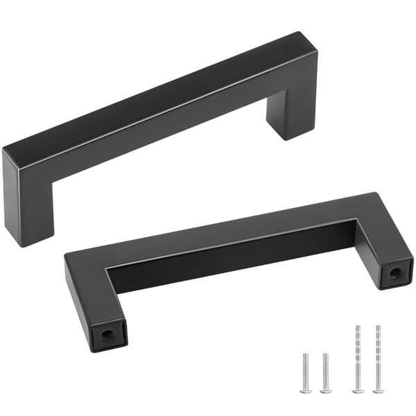Skåpshandtag, 30-pack, 96 mm c-mått, mattsvart