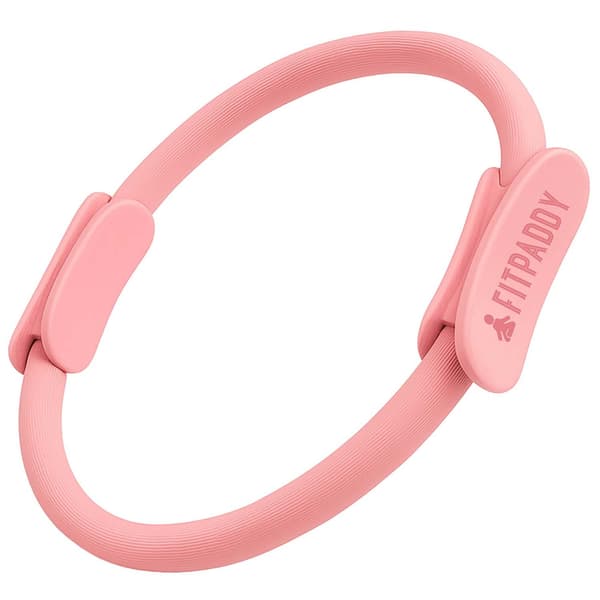 Pilatesring – Rosa, Lätt, 14-tums diameter