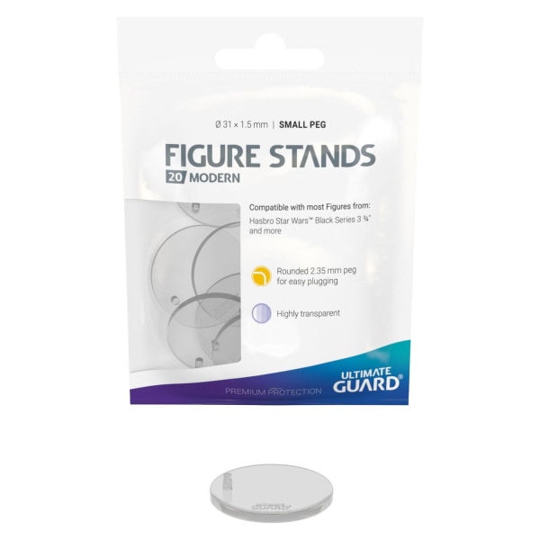 Ultimate Guard Figur Stands Small Peg Modern (20 styk)