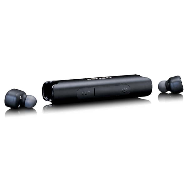 Vedenpitävät Bluetooth-nappikuulokkeet telakalla, musta