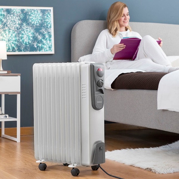 Öljyllä täytetty jäähdytin Oileven InnovaGoods 2500 W (11 kammio)