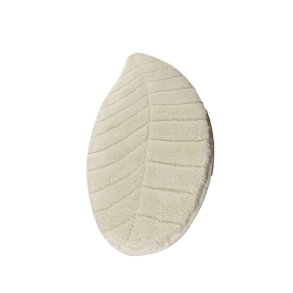 Akryl bademåtte Jungle Leaf - Ecru (60 x 100)