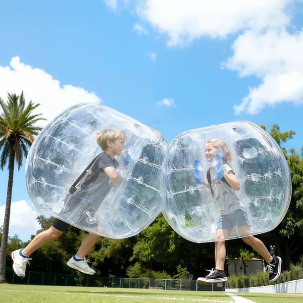 Uppblåsbara stötfångarbollar 2-pack, 1,2 meter PVC-kroppszorb
