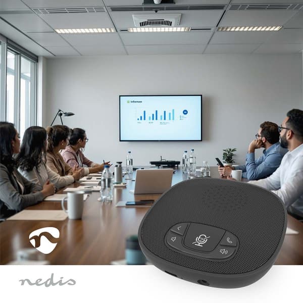 Konferencehøjttalertelefon, Bluetooth, 360-graders mikrofon, USB-C