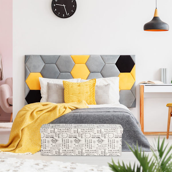 Bänk i kaffedesign