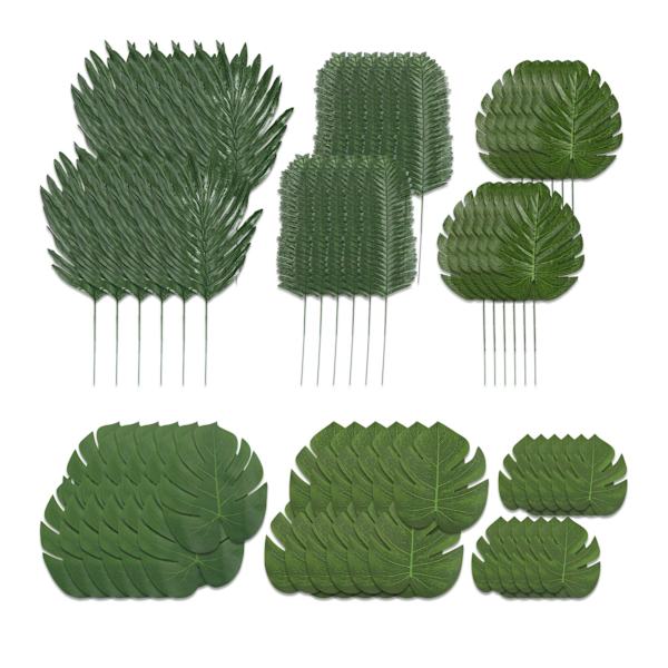 Tropiska löv set om 72 st