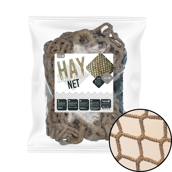 Hønet Slowfeeder 2,5 kg (5 mm tyk, maskestørrelse 45 mm)