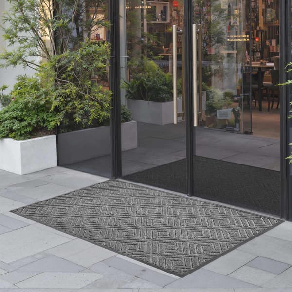 Kommerciel dørmåtte 61,5 x 36 tommer, vaskbar, TPE-bagside