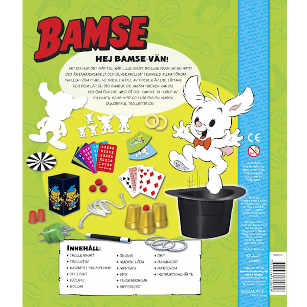 Bamsen Magic-laatikko hatulla