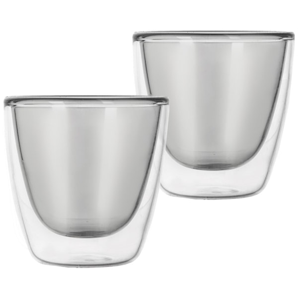Termiska Glas med Dubbla Väggar - 90 ml, Set om 2
