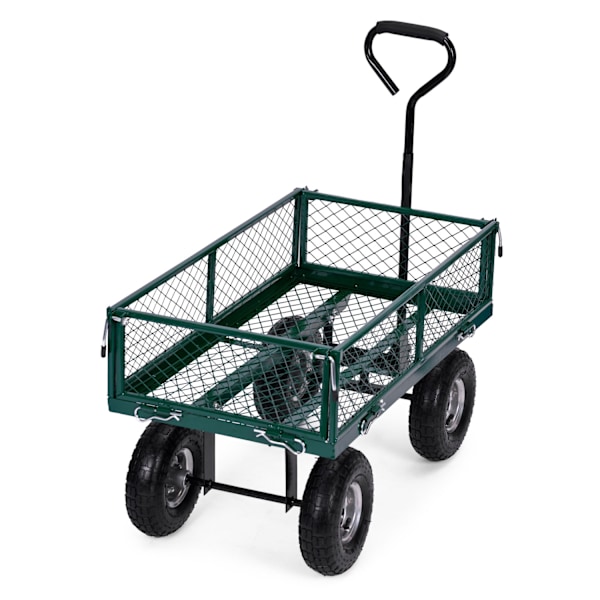 Havetransportvogn, 200 kg, åbne sidepaneler, store oppustelige hjul, MultiGarden