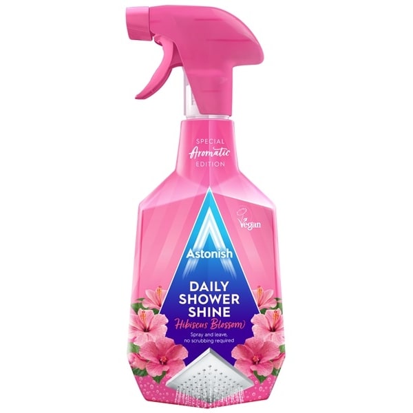 Astonish Cleaner suihkuun ja kylpyyn Hibiscus kukka 750 ml