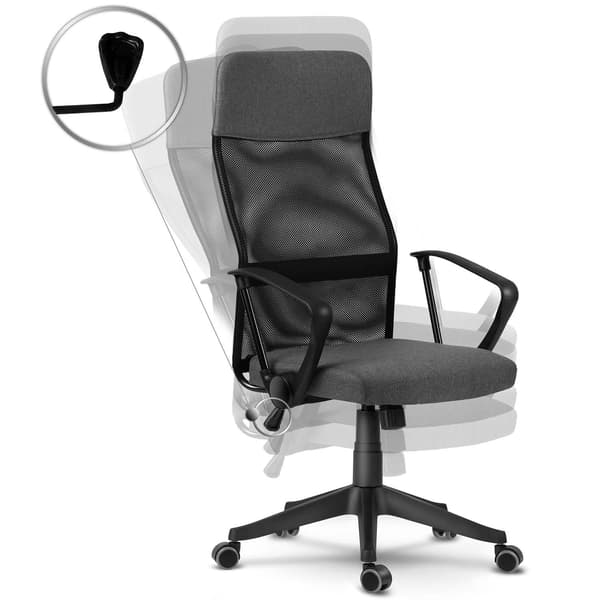 Ergonomisk kontorstol med mesh-polstring - Sofotel Sydney, mørkegrå
