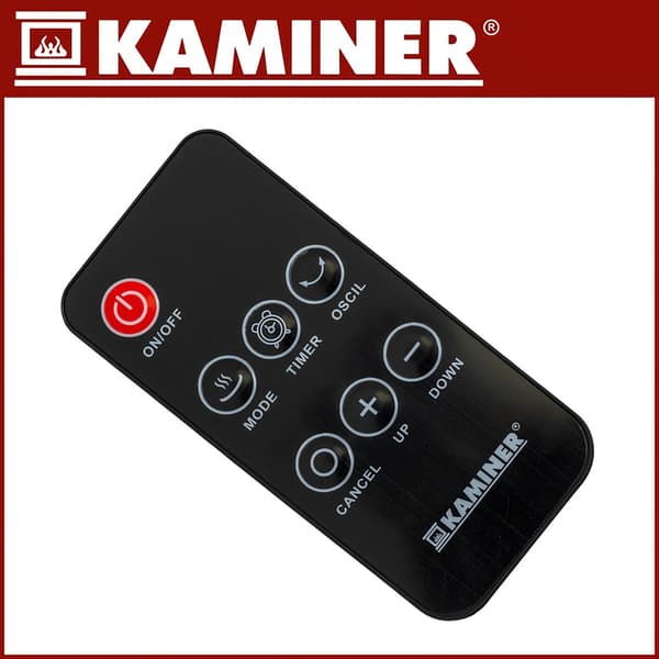 Elvärmare, 2000W PTC Keramik, Fjärrkontroll