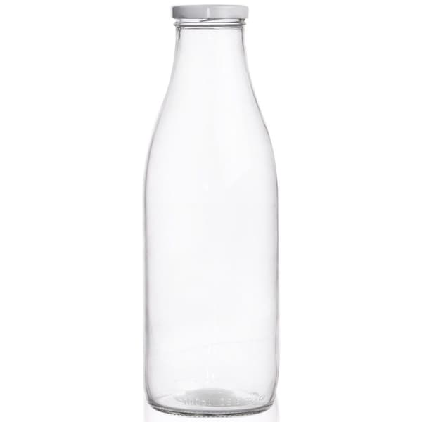 Glas mælkeflaske 1 l