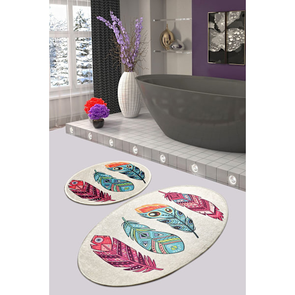 Badmatsset (2 delar) Feather Djt