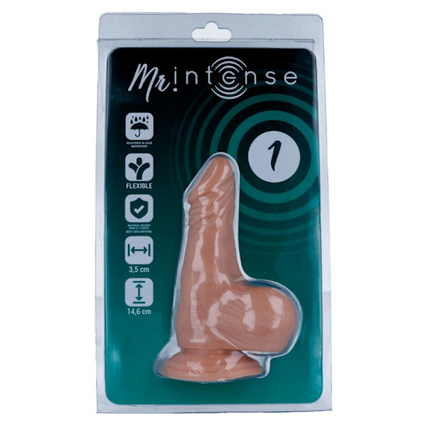 Mr Intense - 1 Realistisk Pik 14,6 Cm -O- 3,5 Cm