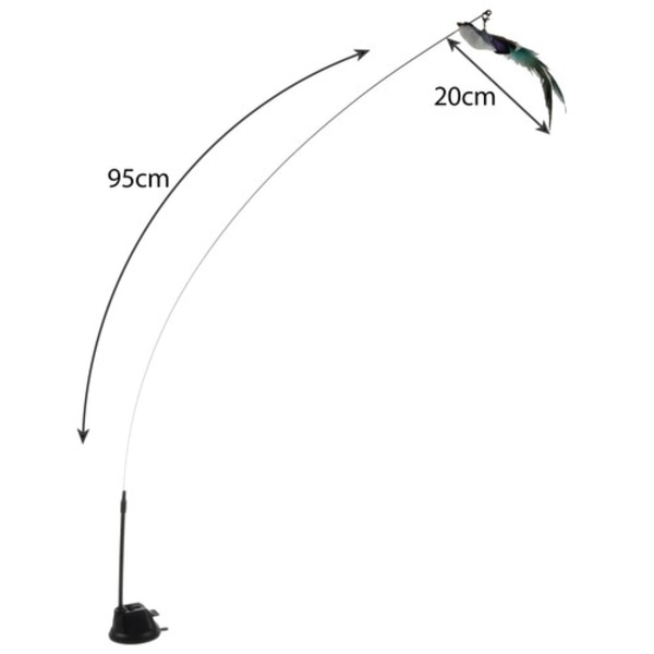 Kattleksak med sugkopp Purlov 22099