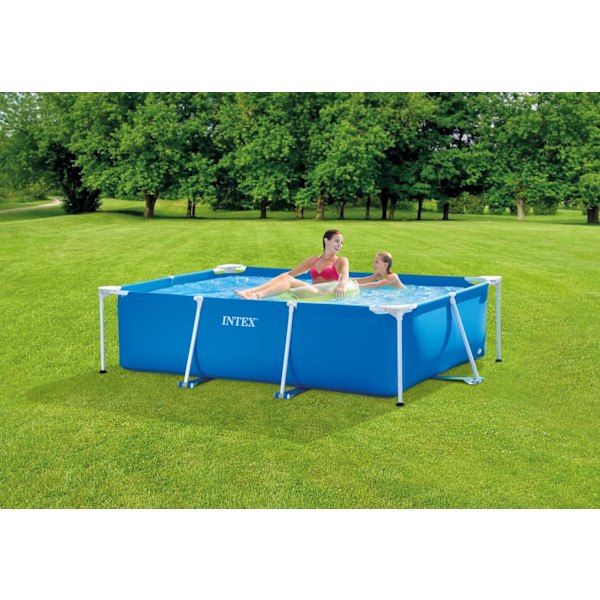 Rektangulär trädgårdsstomme pool 220 x 150cm 28270 INTEX