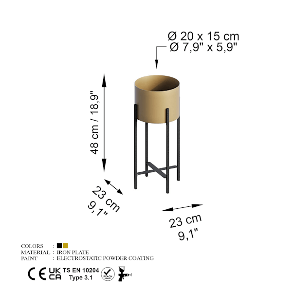Koristeruukku GED-026-A