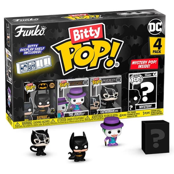 Blister 4-Pack Bitty POP DC Comics Batman 85-års jubilæumsfigurer