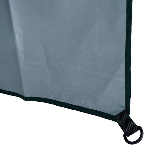 Beach Paraply Sidevæg Polyester Mørkegrøn 2,2Xh2,2M