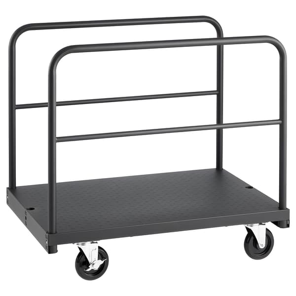Kipsilevykärry, 1800 lb 2-in-1 teräslevykärry