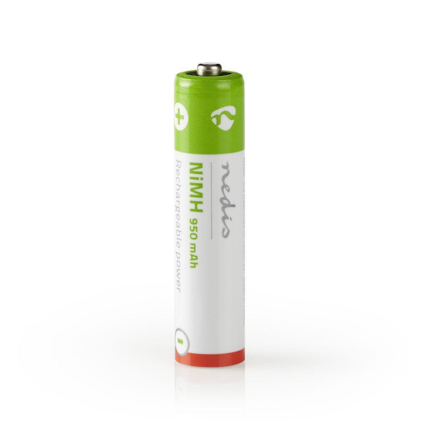 Genopladelige Ni-MH Batteri AAA | 1.2 V DC | 950 mAh | Forudladet | 4-Blister