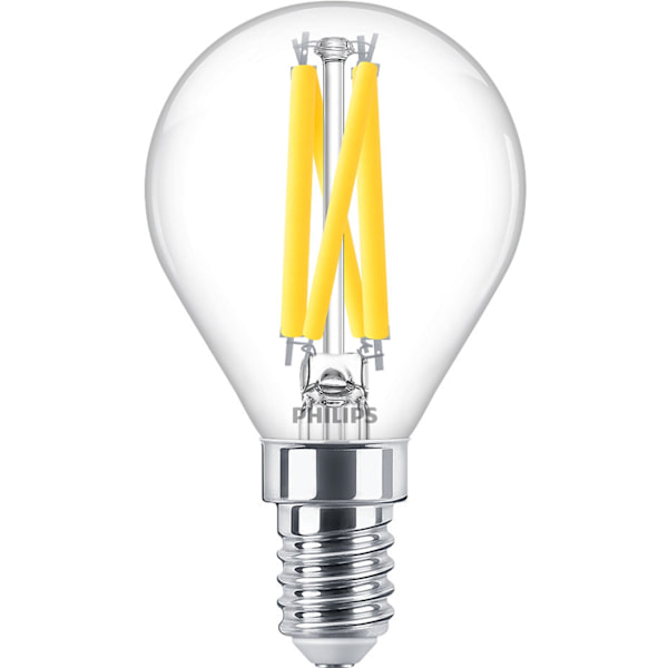 LED E14 Klot 3,4W (40W) Klar Dim WarmGlow 470