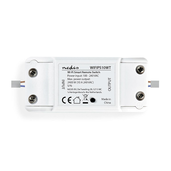 SmartLife Afbryder | Wi-Fi | 2400 W | Terminalblok | App tilgængelig til: Android™ / IOS
