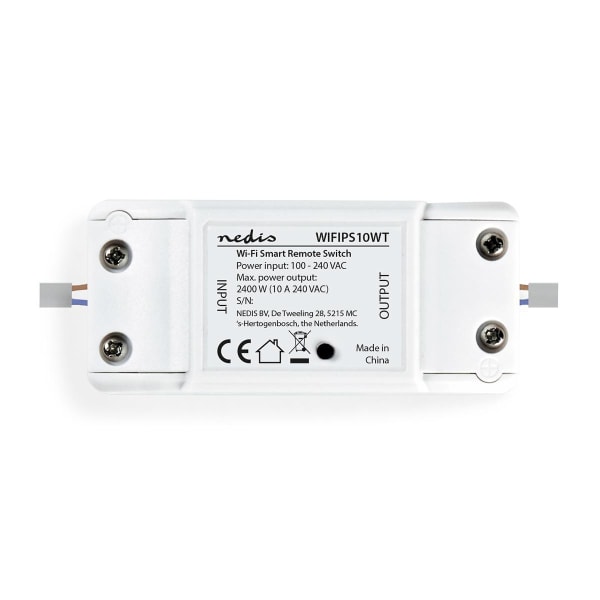 SmartLife Virtakytkin | Wi-Fi | 2400 W | Riviliitin | Sovellus saatavana kohteeseen: Android™ / IOS