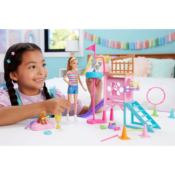 Barbie Stacie Puppy Playground -Leikkisetti