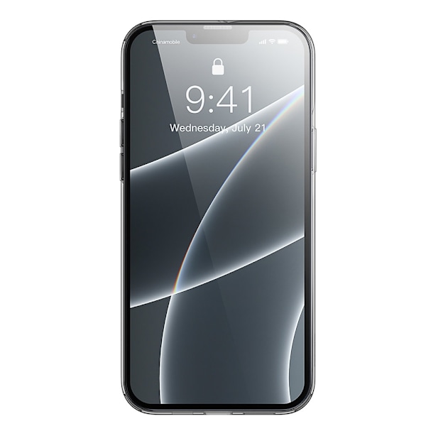 Läpinäkyvä geeli iPhone 13 Pro Simple Series Case musta