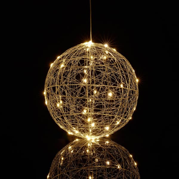 LED hængelys dekoration, 25cm – efterår & jul