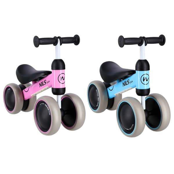 Pink balancecykel – let, justerbart sæde