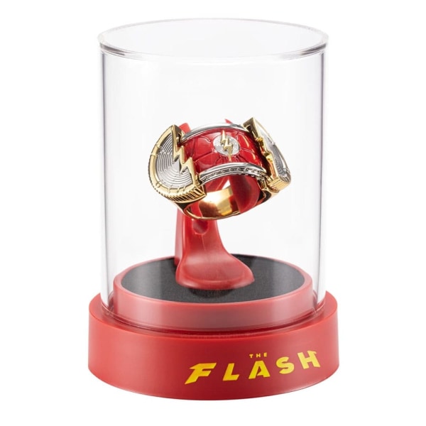 DC Comics Flash Prop Replica Ring näytöllä