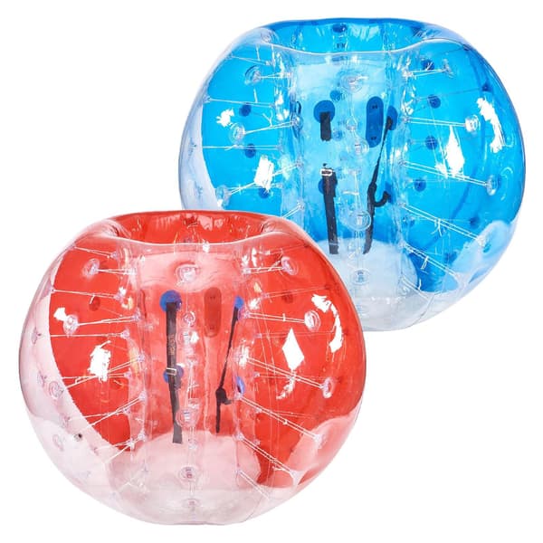 Uppblåsbara stötfångarbollar 2-pack, 1,5 m, 0,8 mm PVC