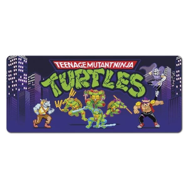 Spillebordsmåtte til Ninja Turtles-fans, stor størrelse